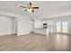 Spacious living area with modern kitchen and stylish flooring, perfect for Gathering gatherings at 4932 Jatoba Rd, Acworth, GA 30101