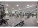 Community gym with state-of-the-art equipment, mirrors and flat screen televisions at 800 Peachtree Ne St # 1504, Atlanta, GA 30308