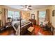 Bright bedroom with hardwood floors, large windows, and traditional furnishings at 2889 Mount Olive Dr, Decatur, GA 30033
