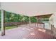 Spacious, covered deck perfect for outdoor entertaining or relaxing with nature at 6841 Fairway Ridge Dr, Douglasville, GA 30134