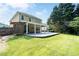 Spacious backyard featuring a large patio area perfect for outdoor gatherings and entertainment at 3362 Palm Nw Cir, Kennesaw, GA 30144