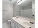 Bright bathroom featuring double vanity, framed mirror and tile flooring at 3362 Palm Nw Cir, Kennesaw, GA 30144