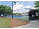 Clean tennis courts with new nets are fully fenced, including posted rules, for community enjoyment at 3362 Palm Nw Cir, Kennesaw, GA 30144