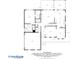 Detailed first-floor layout displaying room dimensions, hallways, and total square footage for home design at 2722 Brookhaven Ln, Buford, GA 30518