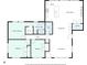 Floor plan showing layout of primary bedroom, bedrooms, kitchen, living room, and dining area at 3590 Lee Se St, Smyrna, GA 30080
