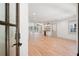 Bright and airy living room with hardwood floors and access to the backyard at 3590 Lee Se St, Smyrna, GA 30080