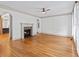 Elegant living room with hardwood floors and fireplace at 187 Vanira Se Ave, Atlanta, GA 30315