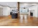 Bright living room with a fireplace, hardwood floors, and neutral walls at 187 Vanira Se Ave, Atlanta, GA 30315