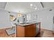 Modern kitchen island with stainless steel appliances at 3048 Briarcliff Ne Rd # 8, Atlanta, GA 30329