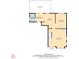 Main floor plan featuring a living room, kitchen, dining area, and breakfast nook, showing layout and dimensions at 4146 Mcever Park Dr, Acworth, GA 30101