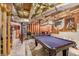 Finished basement featuring a pool table and entertainment area, perfect for recreation and relaxation at 47 Glen Ridge Dr, Villa Rica, GA 30180