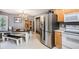 Eat-in kitchen with stainless steel appliances and eat-in dining area at 47 Glen Ridge Dr, Villa Rica, GA 30180
