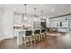 Spacious kitchen featuring a large island, stainless steel appliances, and open layout at 5217 Riden Ct # 263, Buford, GA 30518