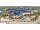 Aerial view of a sports stadium and parking lot, showcasing the architecture and surrounding landscape at 1305 Lakota Pl, Atlanta, GA 30315