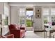 Bright office space with large windows, balcony access, and stylish furnishings at 2110 Timball Nw Rd, Atlanta, GA 30318