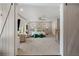 Spacious main bedroom with gray walls, a ceiling fan, and an abundance of natural light at 2110 Timball Nw Rd, Atlanta, GA 30318