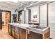 Modern kitchen featuring stainless steel appliances, ample storage, and marble countertops at 1933 Mclendon Ne Ave # A, Atlanta, GA 30307