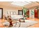 Bright living room with skylights, hardwood floors, and modern decor, perfect for entertaining and relaxation at 1933 Mclendon Ne Ave # A, Atlanta, GA 30307