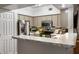 This kitchen offers stainless steel appliances and ample counter space at 3777 Peachtree Ne Rd # 1112, Brookhaven, GA 30319