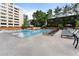 Serene pool deck surrounded by comfortable lounge chairs offering a relaxing outdoor experience at 878 Peachtree St # 601, Atlanta, GA 30309