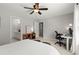 Spacious bedroom with adjoining bathroom and workspace at 2015 Samuel Close Ct, Alpharetta, GA 30009