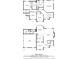 Detailed floor plan showcasing layout of bedrooms, bathrooms, kitchen, and living spaces at 1945 Barrett Dr, Cumming, GA 30040