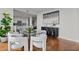 Open concept dining room area leading to kitchen at 3630 Peachtree Ne Rd # 2408, Atlanta, GA 30326