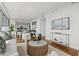 Bright living room with hardwood flooring, recessed lighting, and neutral decor at 3630 Peachtree Ne Rd # 2408, Atlanta, GA 30326