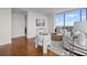 Bright living room with hardwood floors and expansive city view at 3630 Peachtree Ne Rd # 2408, Atlanta, GA 30326