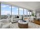 Bright living room featuring floor-to-ceiling windows and stylish, modern furnishings at 3630 Peachtree Ne Rd # 2408, Atlanta, GA 30326