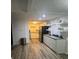 Eat-in kitchen with stainless steel appliances and white cabinets at 3785 Somerset Sw Dr, Marietta, GA 30064