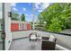Cozy outdoor patio with modern furniture at 536 Highland Ne Ave # A, Atlanta, GA 30312
