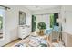 Bright, modern Bedroom with changing table, comfy chair and unique rug at 536 Highland Ne Ave # A, Atlanta, GA 30312
