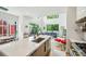 Bright kitchen with a large island and living space, and plenty of natural light at 536 Highland Ne Ave # A, Atlanta, GA 30312