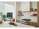 Stylish kitchen with stainless steel appliances, white backsplash, and ample counter space at 536 Highland Ne Ave # A, Atlanta, GA 30312