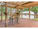 Back porch featuring a bar and bistro seating at 233 Oakridge Se Dr, Cartersville, GA 30121