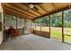 Back patio featuring a grill and a cooking area at 2605 Fort Apachee Trl, Dacula, GA 30019