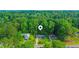 Aerial view of neighborhood homes surrounded by trees and greenery, showcasing the community at 1183 Iron Gate Blvd, Jonesboro, GA 30238