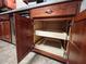 This cabinet features two convenient pull-out shelves at 1183 Iron Gate Blvd, Jonesboro, GA 30238