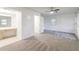 Large primary suite with a vanity area and a door leading to the exterior at 838 Lake Hollow Sw Blvd, Marietta, GA 30064