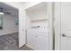 Convenient laundry room featuring modern washer and dryer connections at 838 Lake Hollow Sw Blvd, Marietta, GA 30064