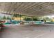 Image shows outdoor basketball court with vibrant, whimsical graffiti on the surrounding walls at 19 Moda Ln, Atlanta, GA 30316