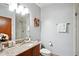 Bathroom with granite countertops and modern fixtures at 1253 Caroline Ne St # 223, Atlanta, GA 30307