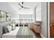 Bedroom with hardwood floors and a view of the living room at 1253 Caroline Ne St # 223, Atlanta, GA 30307