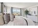 Inviting main bedroom with neutral tones, a large bed, and a view of the construction nearby at 1303 Lakota Pl # 20, Atlanta, GA 30315