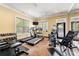 Well-equipped gym with treadmills, weights, and other fitness equipment at 2300 Peachford Rd # 2404, Atlanta, GA 30338