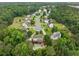 Aerial view of a suburban community, showcasing the homes and surrounding greenery at 360 Glade Knoll Trail Trl, Fayetteville, GA 30215