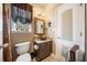 Elegant bathroom features granite counters, unique bowl sink, and decorative fixtures at 360 Glade Knoll Trail Trl, Fayetteville, GA 30215