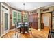 Cozy breakfast nook with hardwood floors and natural lighting at 360 Glade Knoll Trail Trl, Fayetteville, GA 30215