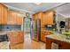 Classic kitchen featuring granite counters, stainless steel appliances, and ample cabinetry at 360 Glade Knoll Trail Trl, Fayetteville, GA 30215